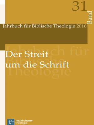 cover image of Der Streit um die Schrift